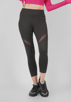 Leggings With Net Window