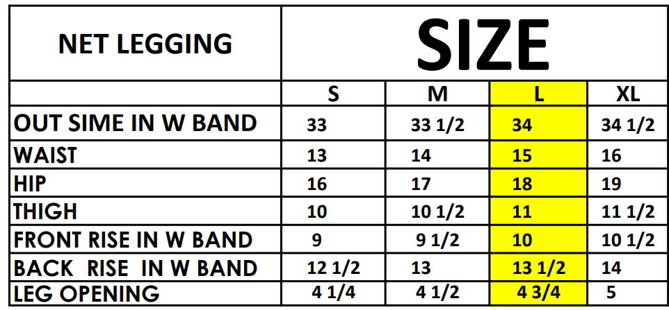 Size Guide