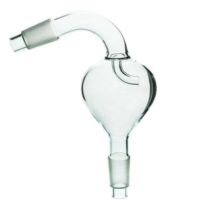 NSAW SPLASH HEAD SLOPING ADAPTER BOROSILICATE GLASS PEAR SHAPE