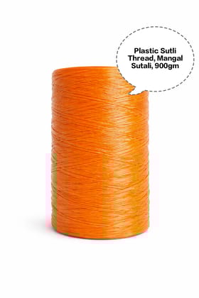 Plastic Sutli Thread, Mangal Sutali, PP Packing Twine, Polypropylene Packing Thread, Plastic Packing Sutli  900gm