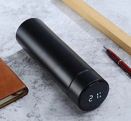 Temperature Smart Vacuum Insulated Thermos Water Bottle with LED Temperature Display 304 Stainless Steel Perfect for Hot and Cold Drinks