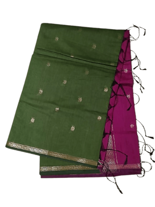 Kalyani Cotton Saree for Women | Soft Pure Cotton Saree with Blouse Piece | Traditional Daily Wear Handloom Style Saree | Lightweight Breathable Cotton Saree for Office, Casual & Festive Wear