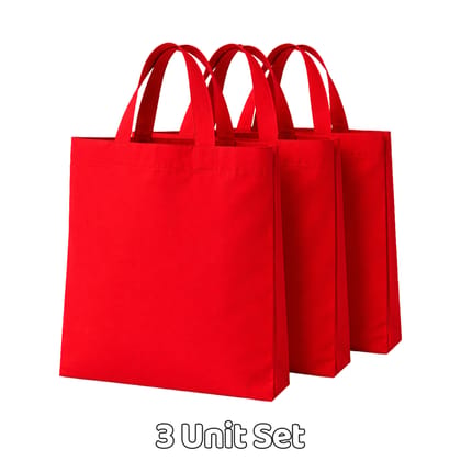 Red Cotton Blend Carry Bag / Multipurpose Pishvi Bag Set Red Cotton Blend Carry Bag / Multipurpose Pishvi Bag Set