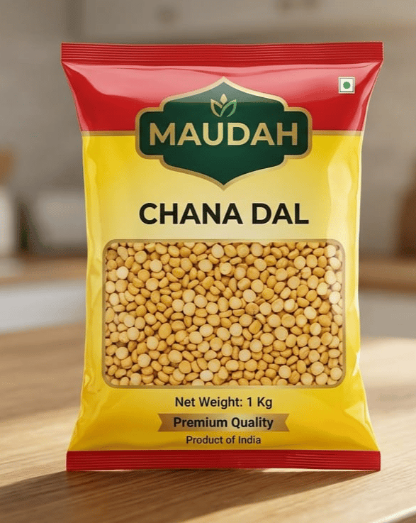 Maudah Chana Dal, Premium Quality Split Chickpeas, 1 Kg Pack