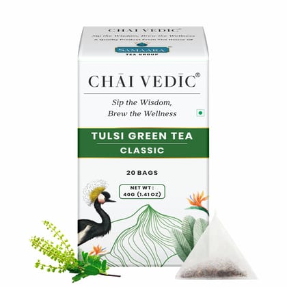 Chai Vedic Tea | Tulsi Green Tea Classic | Tulsi Tea | Green Tea |Tea Bags | Tea Powder