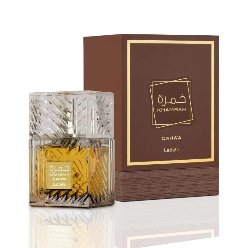 Lattafa Khamrah Qahwa Eau De Parfum 100ml – Warm Spicy Coffee Gourmand Unisex Fragrance