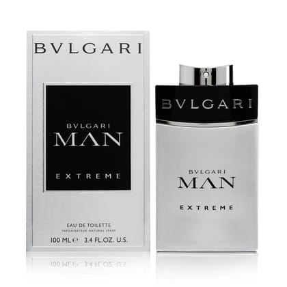 Bvlgari Man Extreme EDT Perfume for Men 100ml – Fresh Woody Citrus Long-Lasting Fragrance
