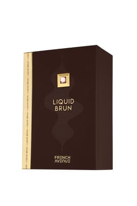 French Avenue Liquid Brun Eau de Parfum for Men 100ml – Warm Spicy Vanilla Woody Luxury Fragrance