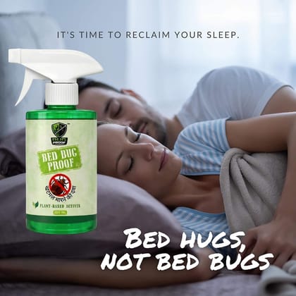 BUGPROOF Herbal Bed Bug Killer Spray 250ML | Dimak Marne Ka Spray (Pack Of 1)