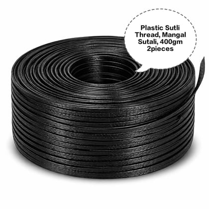 Plastic Sutli Thread, Mangal Sutali, PP Packing Twine, Polypropylene Packing Thread, Plastic Packing Sutli 400gm 2pieces