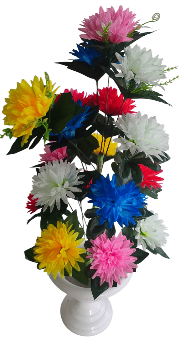 Artificial Flowers with Pot for Home Decor
