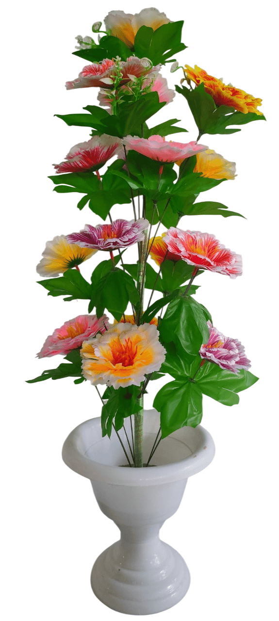 Artificial Flowers with Pot for Home Decor