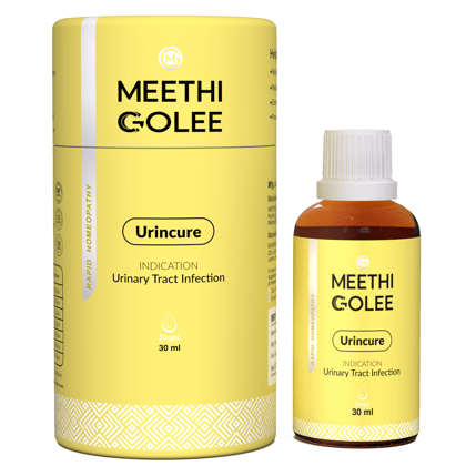 Meethi Golee UrinCure Drops for Urinary Comfort Support (30ml) | Advanced Homeopathy 2.0 Urinary Tract & Mucosal Balance Formula for Burning, Urgency & Bladder Comfort | Fast Absorbing Oral Drops for Men & Women