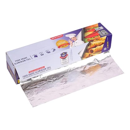 Aluminium Foil 72 Metre Roll for Food Packing, Wrapping, Storing & Serving | Heavy Duty Food Grade Kitchen Foil for Freshness