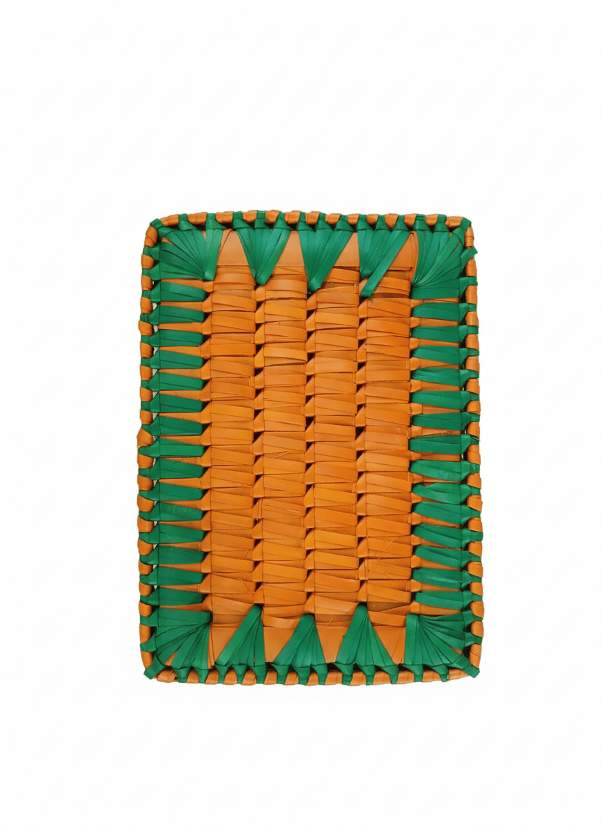 Handwoven Palm Leaf Storage Basket Set