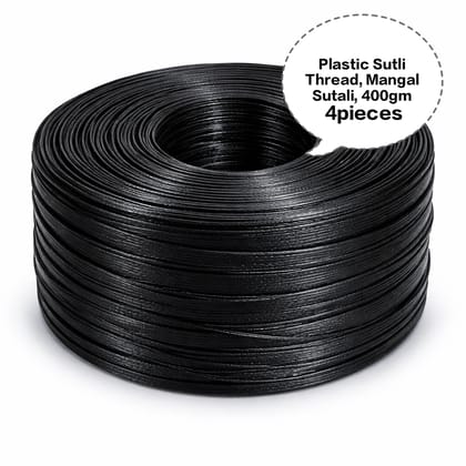 Plastic Sutli Thread, Mangal Sutali, PP Packing Twine, Polypropylene Packing Thread, Plastic Packing Sutli 400gm 4pieces