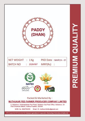 Muthukar Fed Paddy Dhan Premium Quality