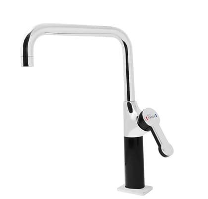 Italian Single-Flow 360° Hot & Cold Brass Stainless Steel Kitchen Mixer Faucet Chrome