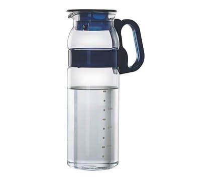 Borosil - Marina Jug with Plastic Handle, 1.3 Litres, Transparent