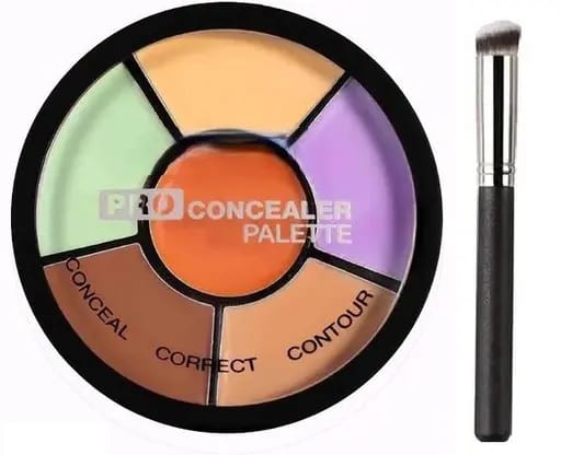 PRO HD Concealer ,corrector, Palette Waterproof Concealer With Full Coverage ,Easily Blendable Concealer 6-IN-1 Shades, highly pigmented Premium quality
