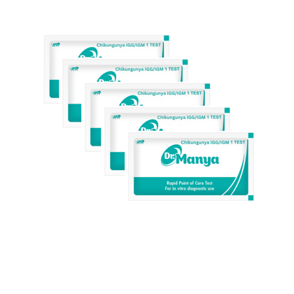 Chikungunya IgG/IgM Rapid Test Kit - Pack of 3Pcs Personal Home Screening Kit Fast Results in 15 Minutes Accurate Antibody Detection for Fever & Joint Pain