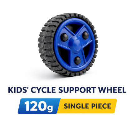 Kids Cycle Support Wheel, Bicycle Training Wheel, Cycle Side Wheel, Kids Balance Wheel, Support Tyre for Kids Cycle 120gm