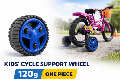 Kids Cycle Support Wheel, Bicycle Training Wheel, Cycle Side Wheel, Kids Balance Wheel, Support Tyre for Kids Cycle 240gm 2pieces