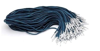 Green File Tags/File Laces (Thick, 24 Inch,100 Pcs)