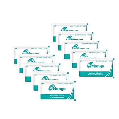 LH (Luteinizing Hormone) Diagnostic Test Device - Pack of 10 Pcs Professional IVD Grade Ovulation Screening Kit for Healthcare & Laboratories