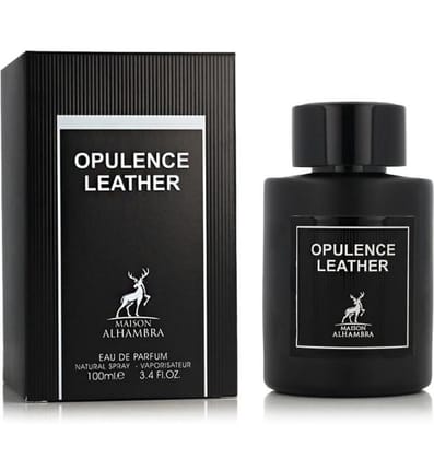 Maison Alhambra Opulence Leather Eau De Parfum 100ML for Men, Intense Leather Scent, Long-Lasting Premium Fragrance Maison Alhambra Opulence Leather Eau De Parfum 100ML for Men, Intense Leather Scent, Long-Lasting Premium Fragrance