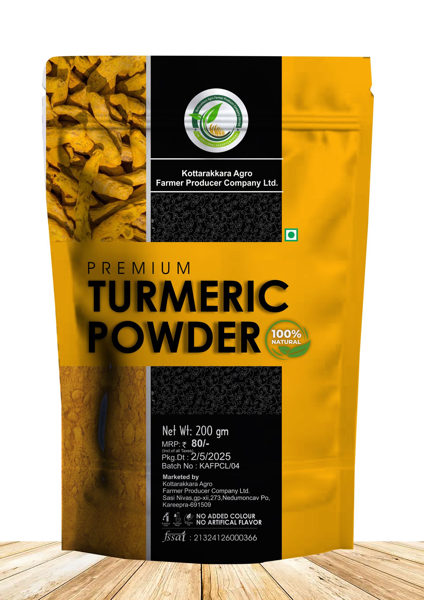Premium Turmeric Powder 200g