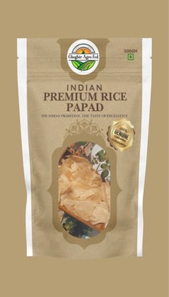 Ghoghir Agro Fed Indian Premium Rice Papad
