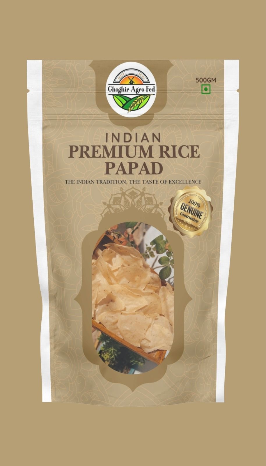 Ghoghir Agro Fed Indian Premium Rice Papad