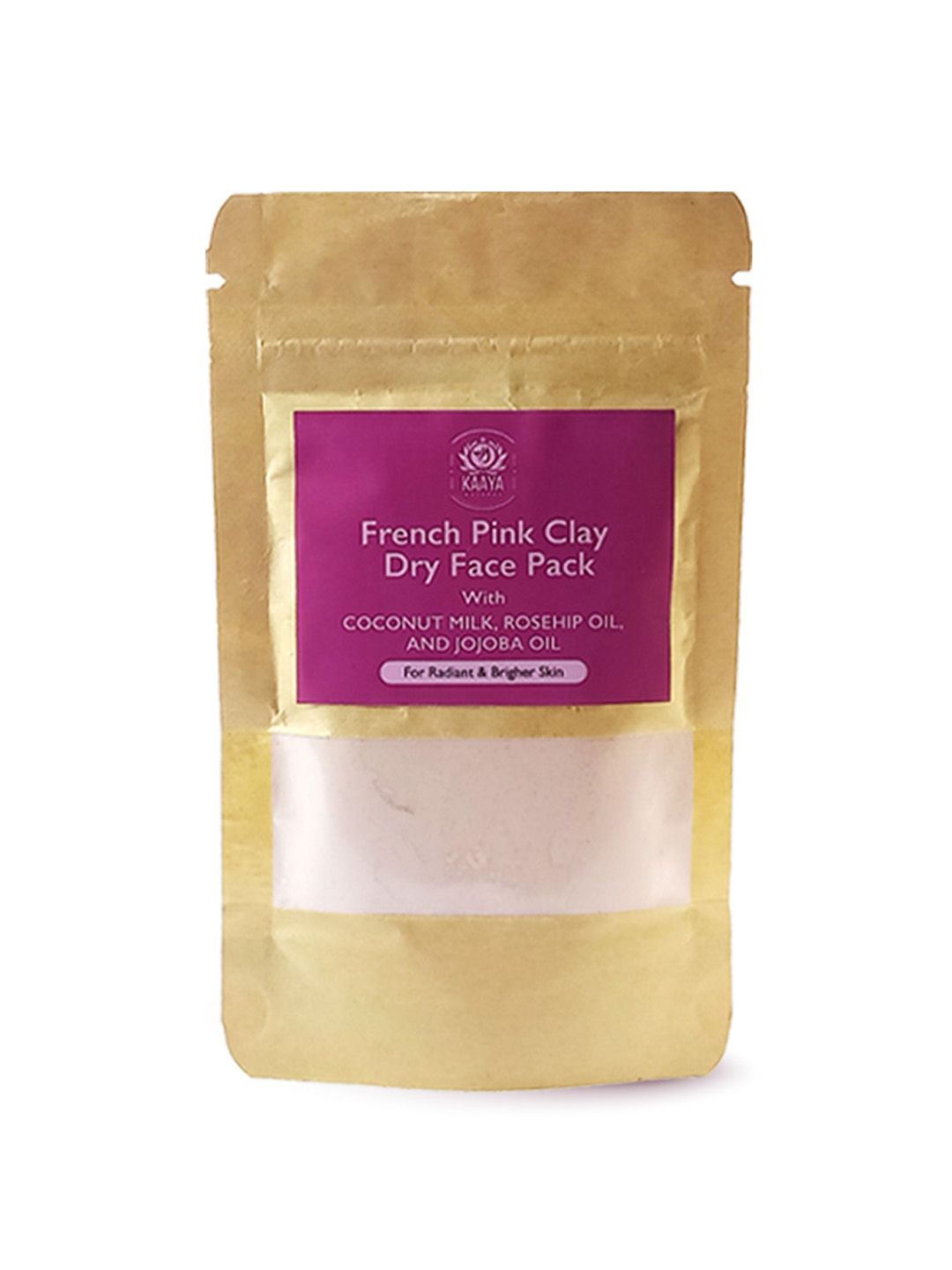 Kaaya Natural French Pink Clay Dry Face Pack