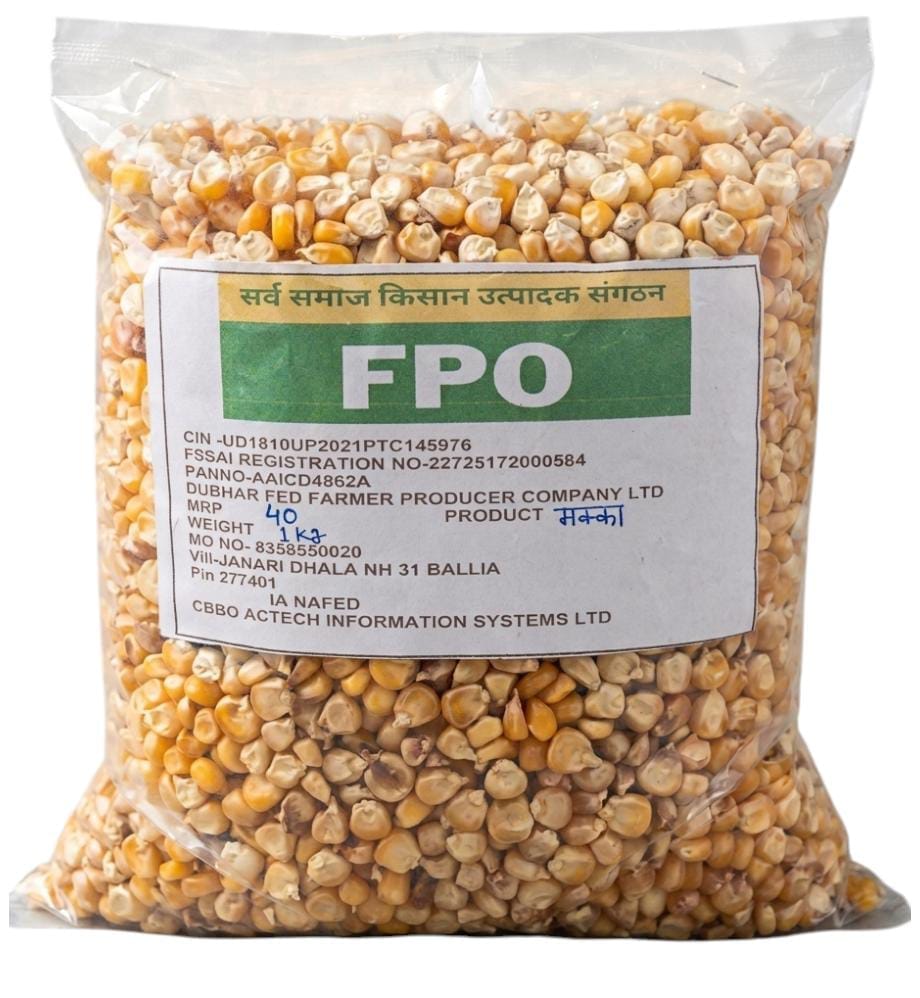 Dubhar Fed Farmer Producer Company Makka Corn  1kg