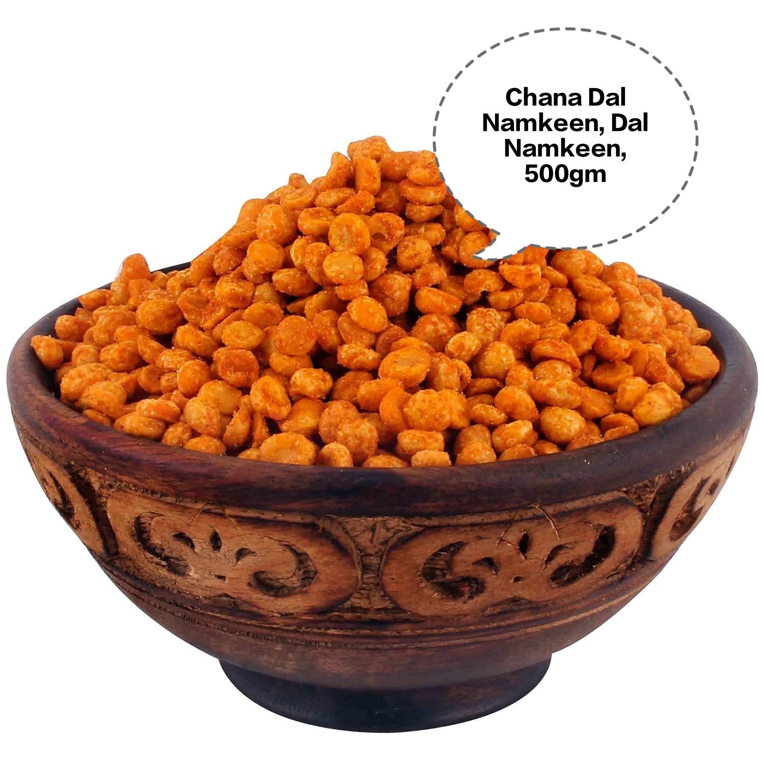 Chana Dal Namkeen, Dal Namkeen, Roasted Chana Snack, Fried Bengal Gram, Split Chana Snack 500gm
