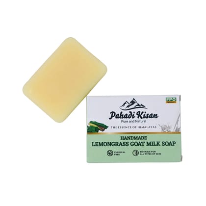 Lemongrass goat milk soap 100 gm Lemongrass goat milk soap 100 gm