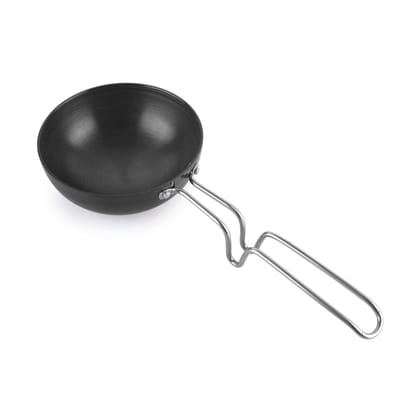 Cello Hard-Anodised Classy Tadka Pan, Black, Small