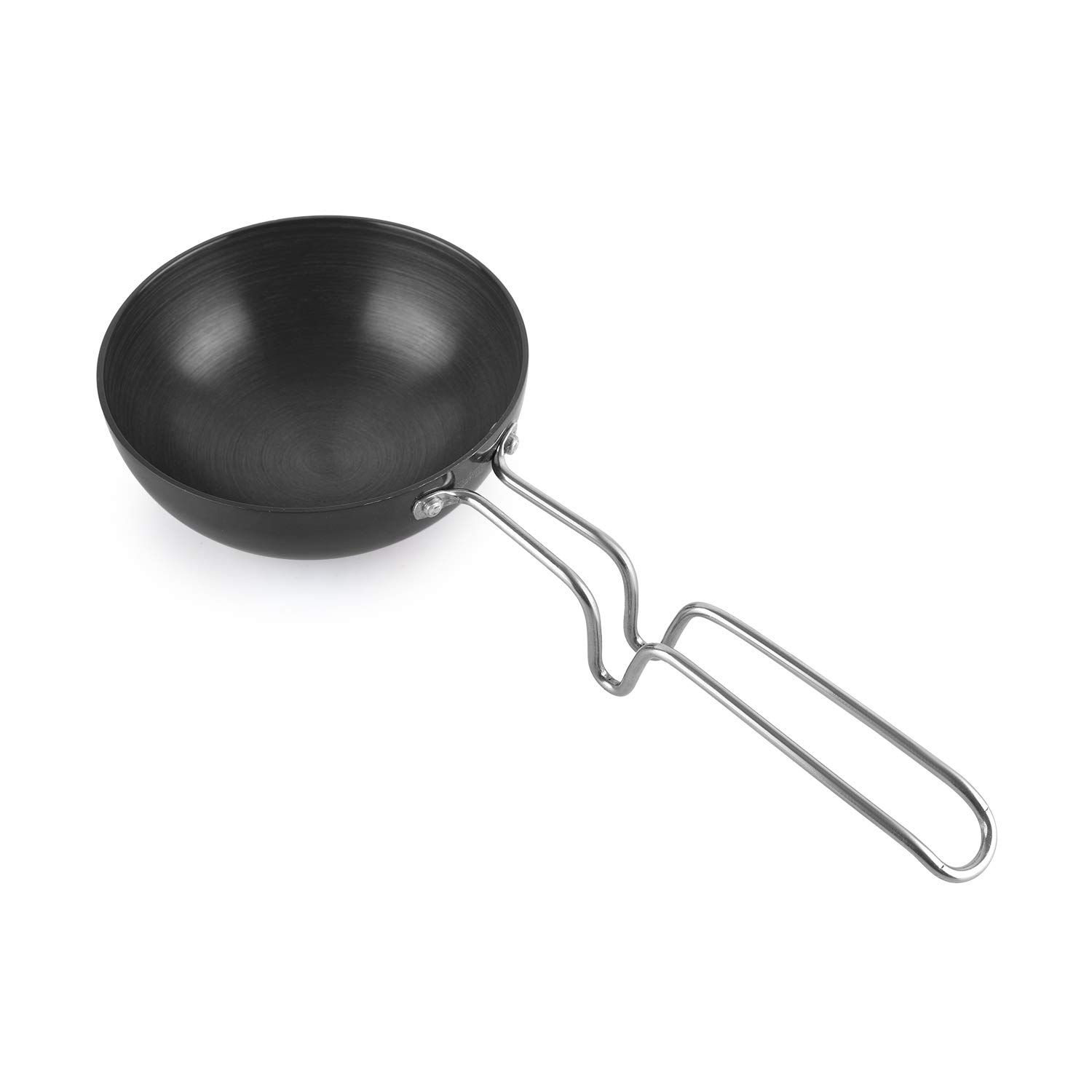 Cello Hard-Anodised Classy Tadka Pan, Black, Small