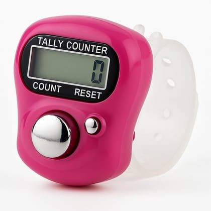 Mini Hand Tally Counter Digital Finger Ring (Multicolor Pack of 1) Mini Hand Tally Counter Digital Finger Ring (Multicolor Pack of 1)