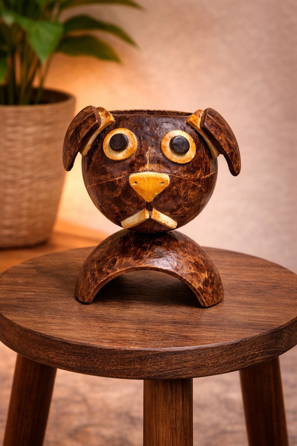 CocoBuddy Handcrafted Coconut Dog Decor
