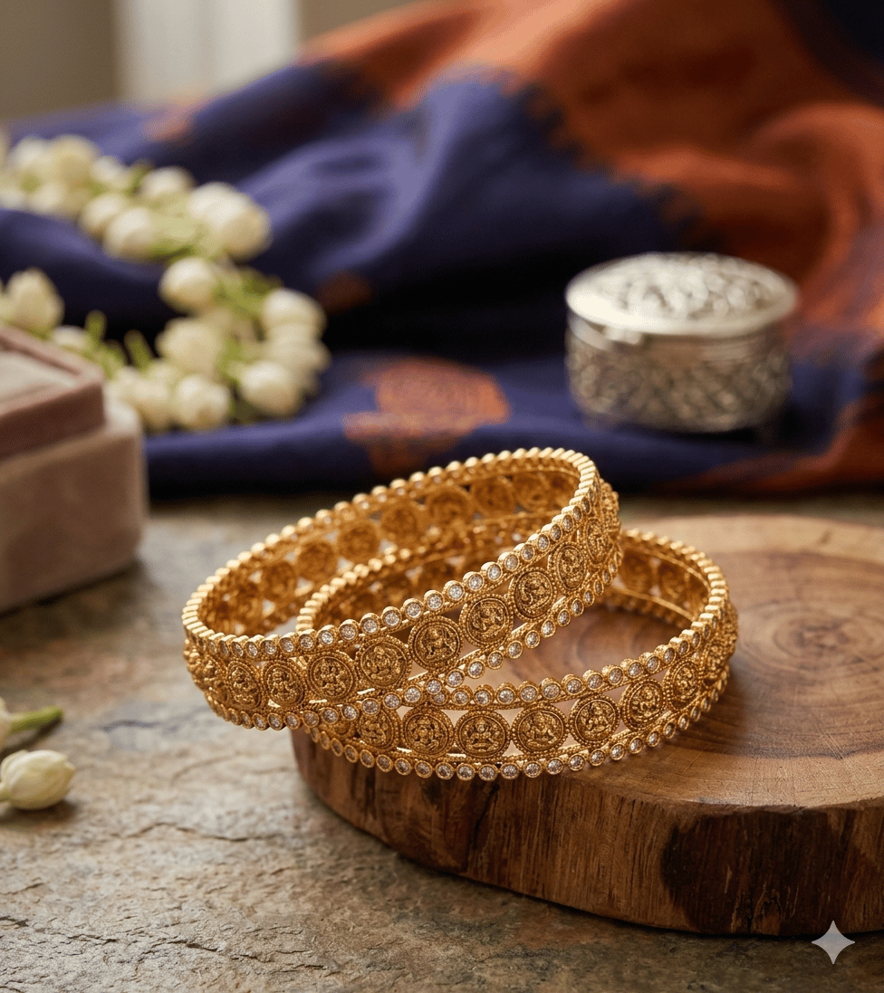 The Suvarna Lakshmi Heritage Kada (Set of 2)