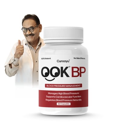 Cureayu Ook BP Capsules | Ayurvedic Support for Healthy Blood Circulation & Blood Pressure Levels