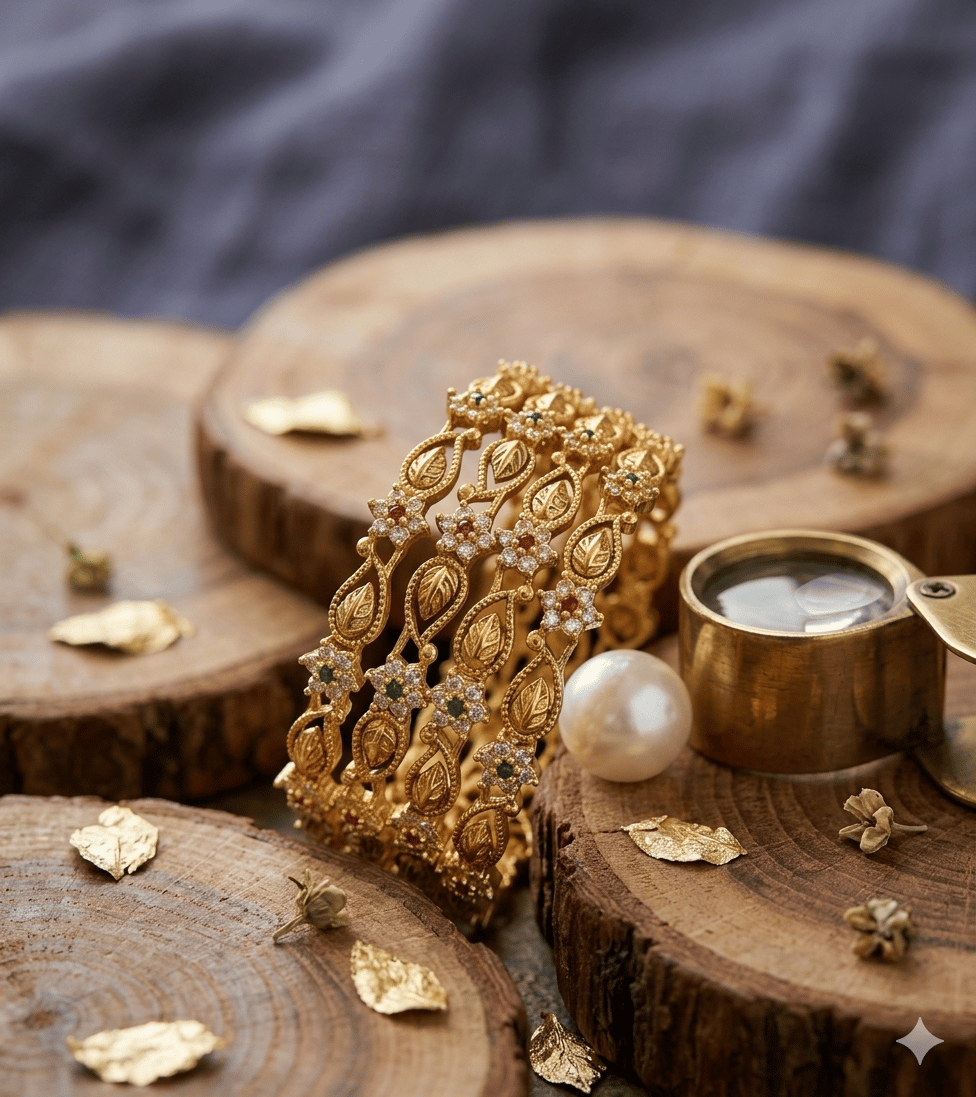 Vana Jyoti Filigree Bangle Set