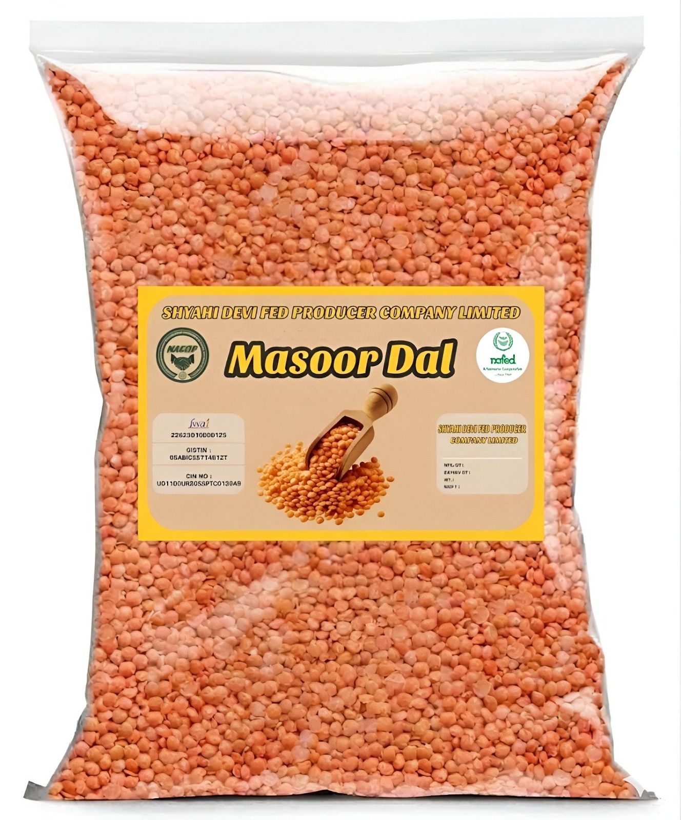 Shyahi Devi Fed Masoor Dal Split Red Lentils 1kg