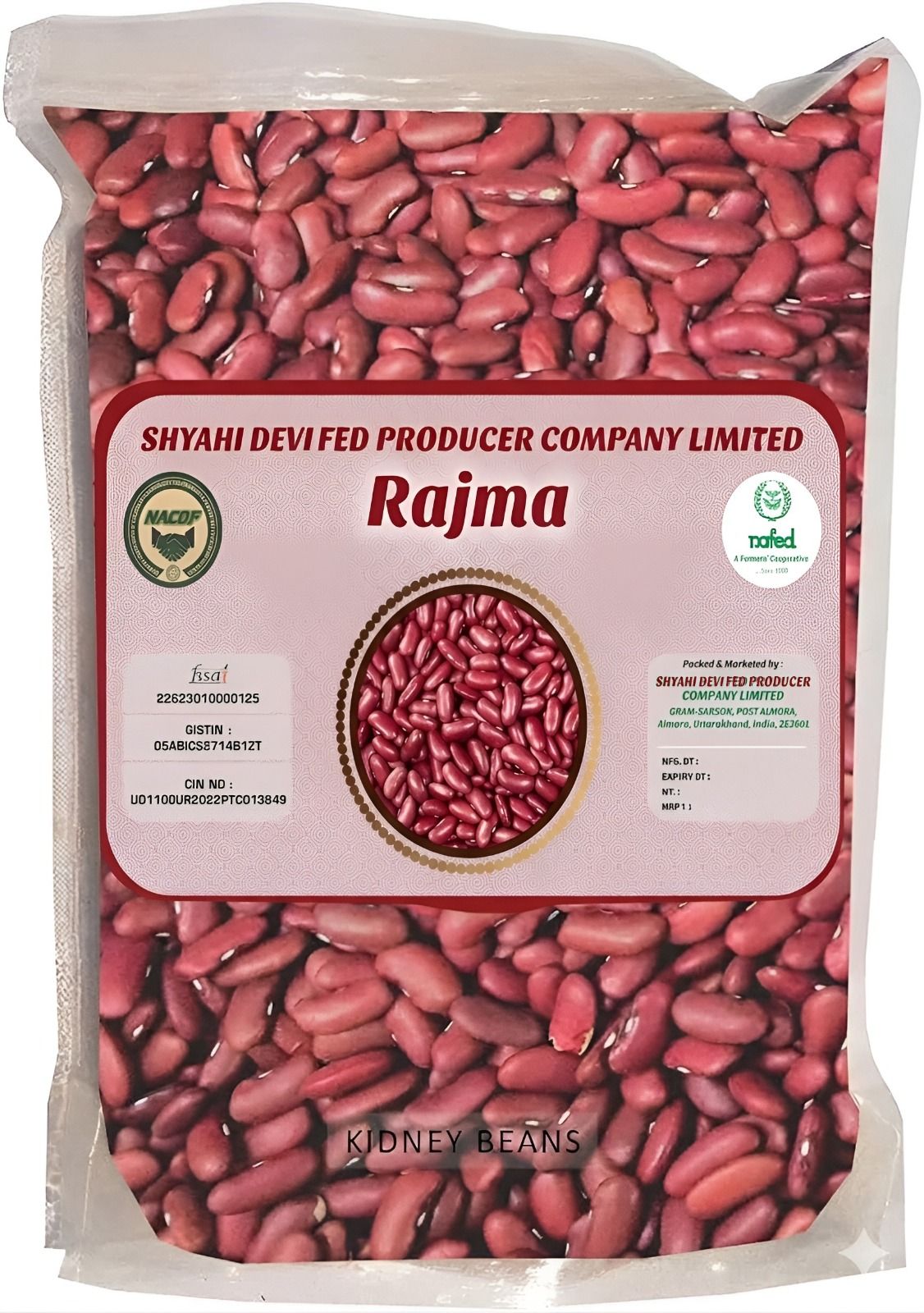 Shyahi Devi Fed Producer Company Limited Rajma Kidney Beans 1kg