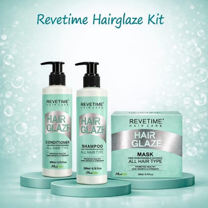 Revetime Hairglaze Sulphate Free Hair Care Kit