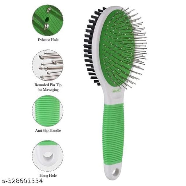 Double Sided Hair Brush for Pet (Multicolor)