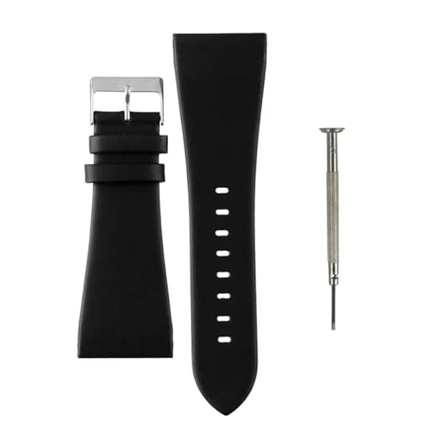 Genuine Leather 38mm Watch Strap Compatible with POLICE Watches | Premium Replacement Band with Installation Tool | Durable & Stylish Wrist Strap for Men