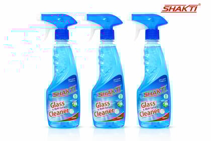 Shakti Glass & Multi Surface Cleaner 500 Ml - 3 Pcs Combo